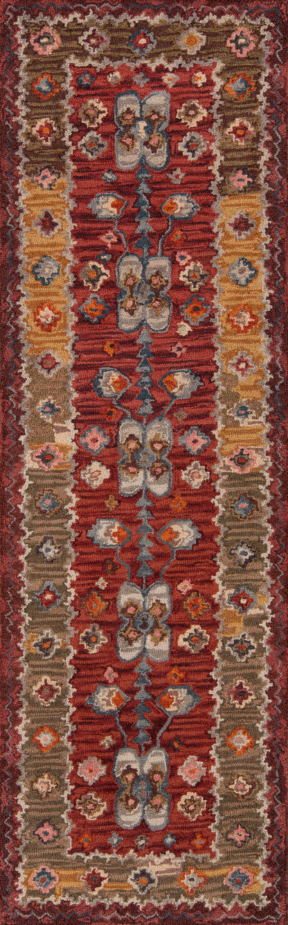 Momeni Tangier  Red  Traditional