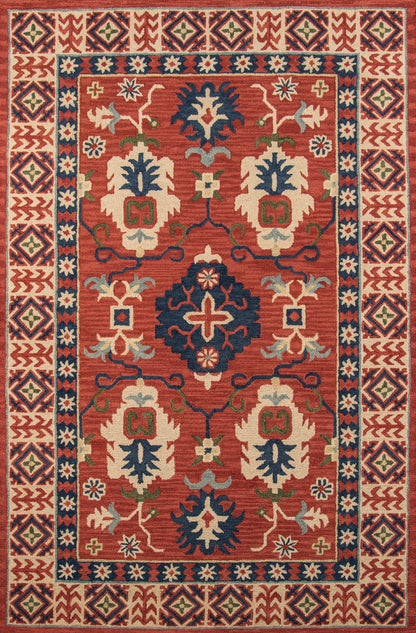 Momeni Tangier  Red  Traditional