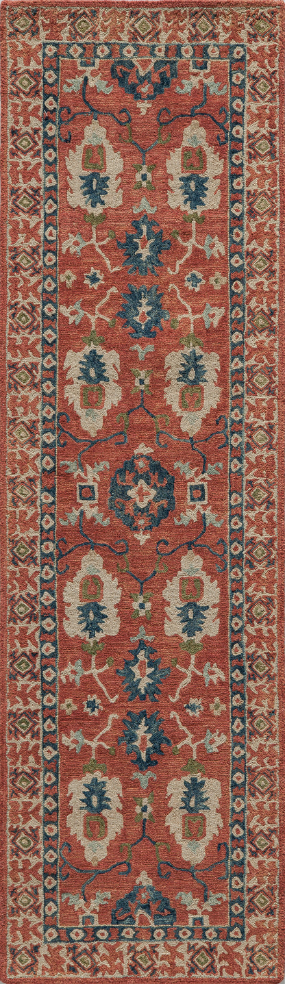 Momeni Tangier  Red  Traditional