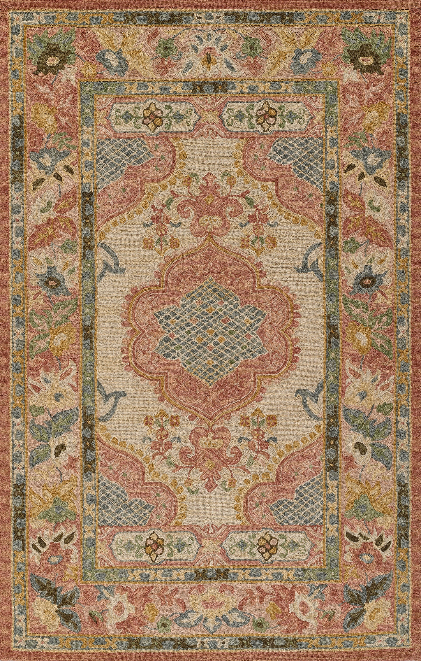 Momeni Tangier  Rose  Traditional
