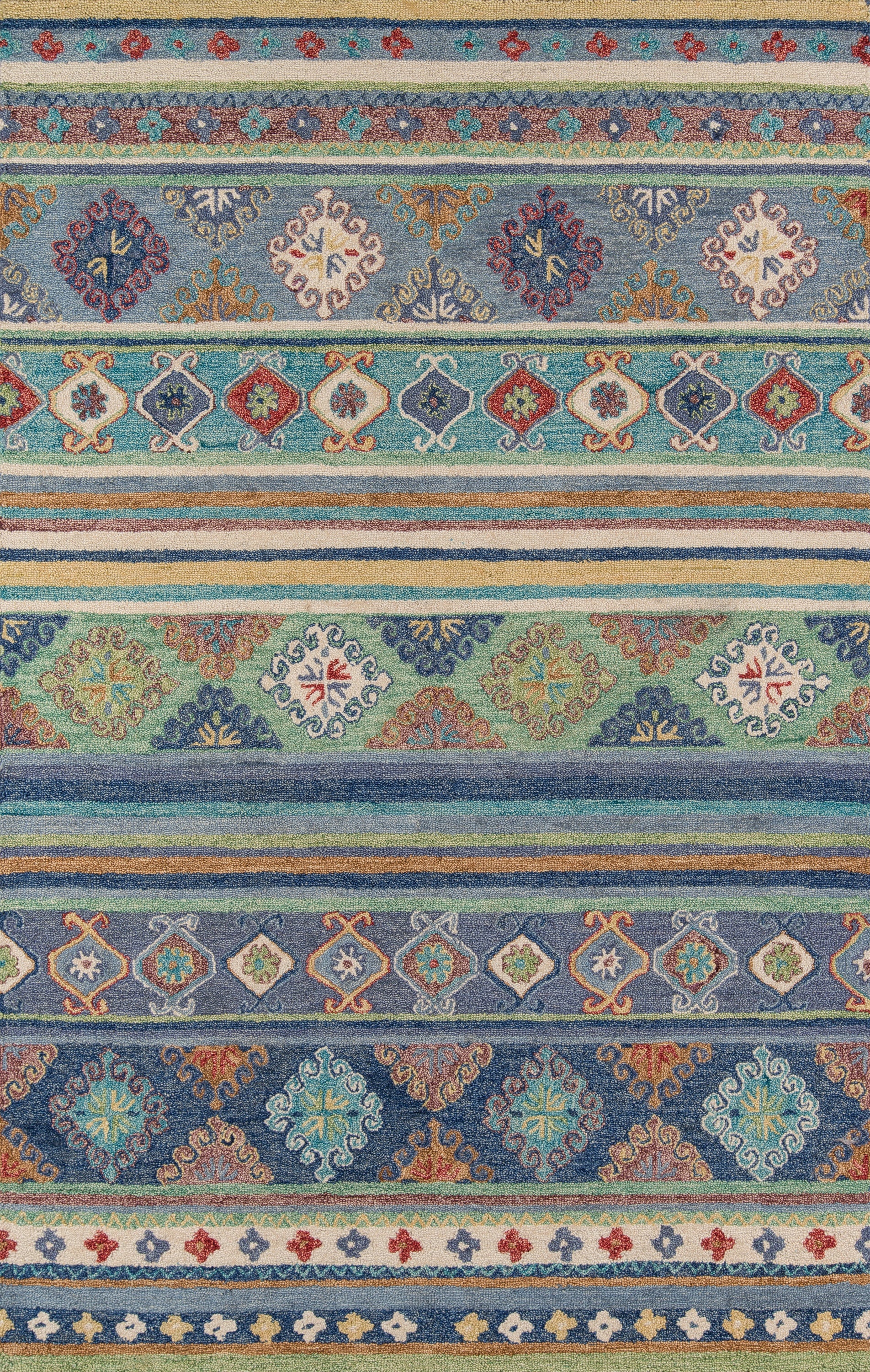 Momeni Tangier  Blue  Traditional