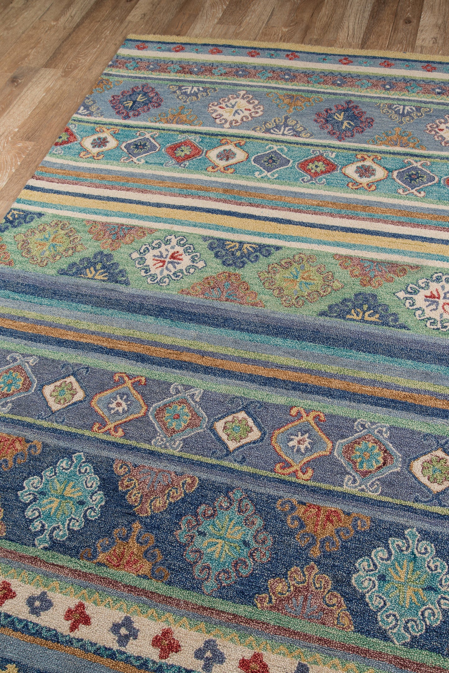 Momeni Tangier  Blue  Traditional