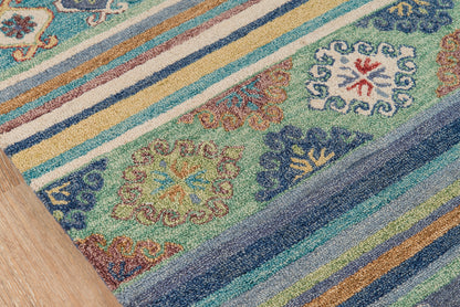 Momeni Tangier  Blue  Traditional