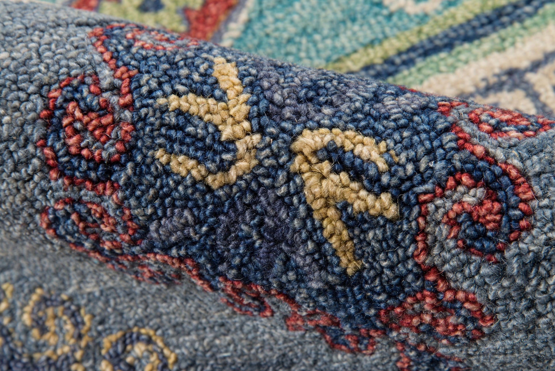 Momeni Tangier  Blue  Traditional