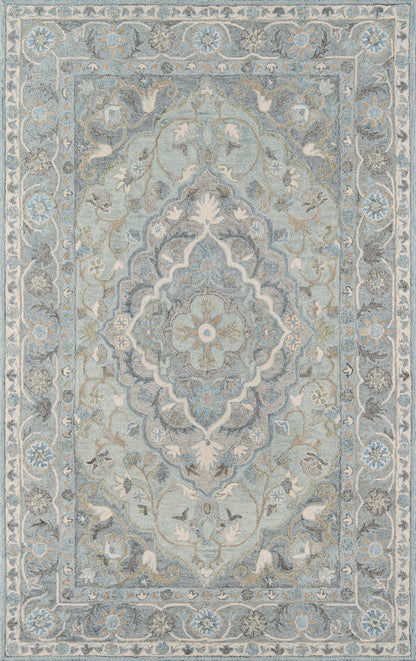 Momeni Tangier  Blue  Traditional