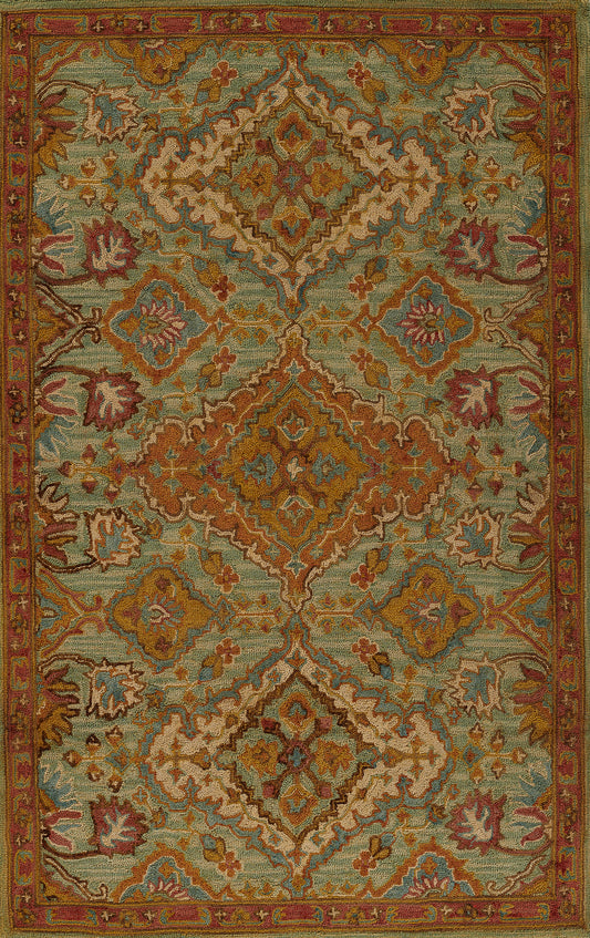 Momeni Tangier  Blue  Traditional