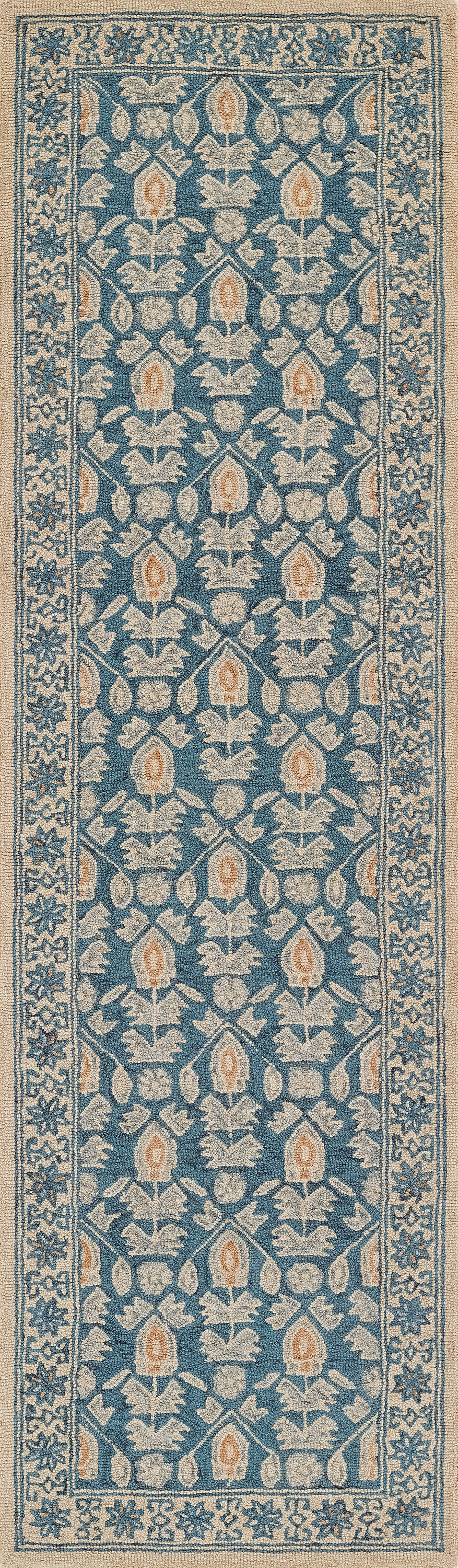 Momeni Tangier  Blue  Traditional
