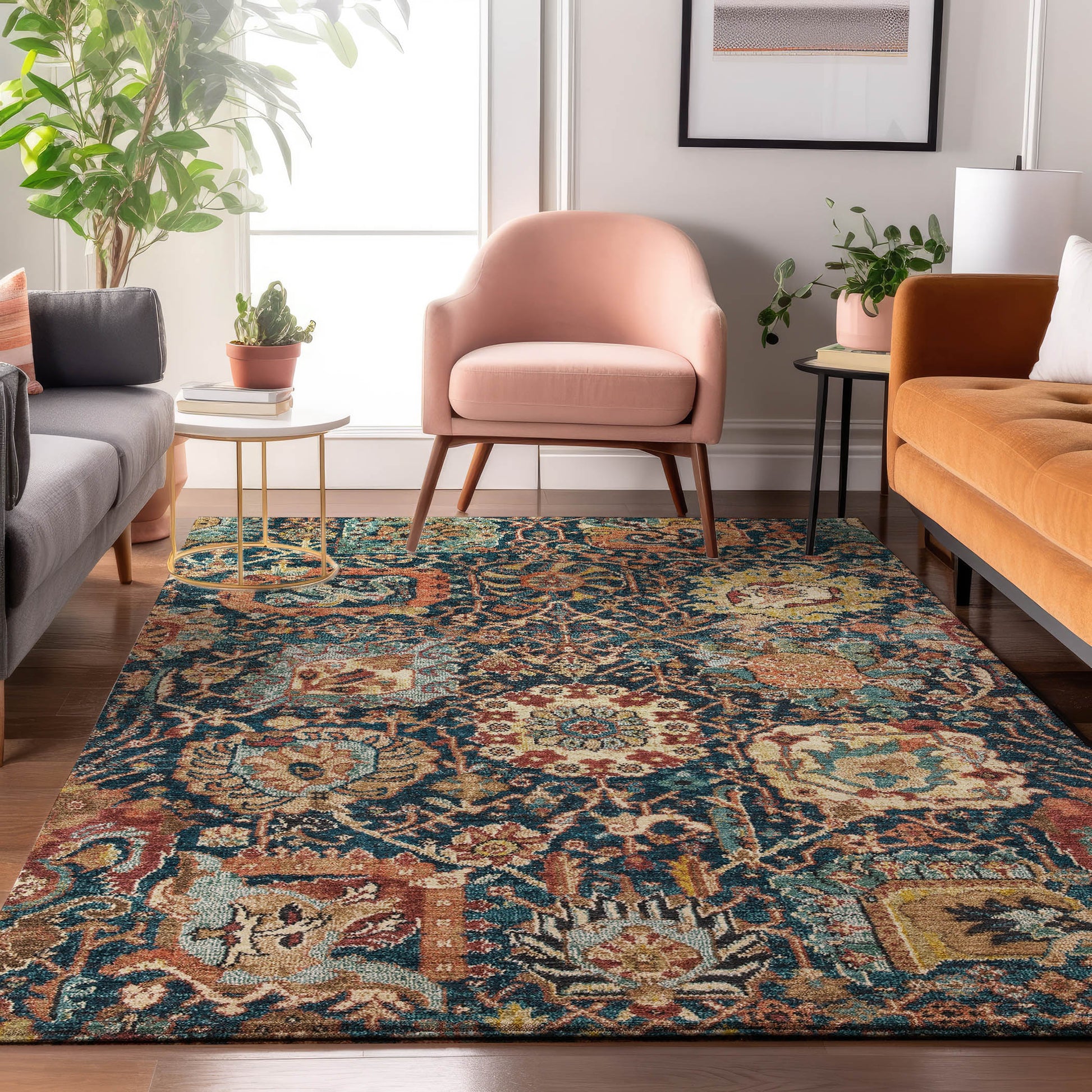 Dalyn Rugs Tabrook  Navy  Traditional