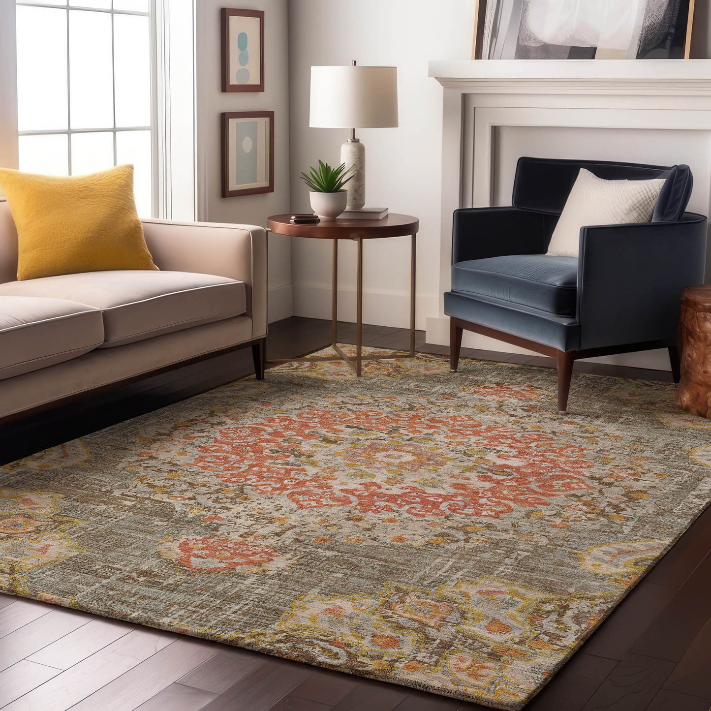 Dalyn Rugs Tabrook  Brown  Traditional