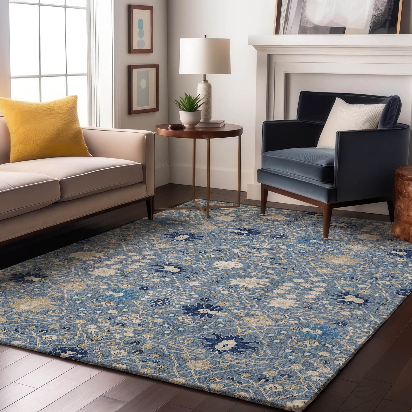 Dalyn Rugs Tabrook  Denim  Traditional