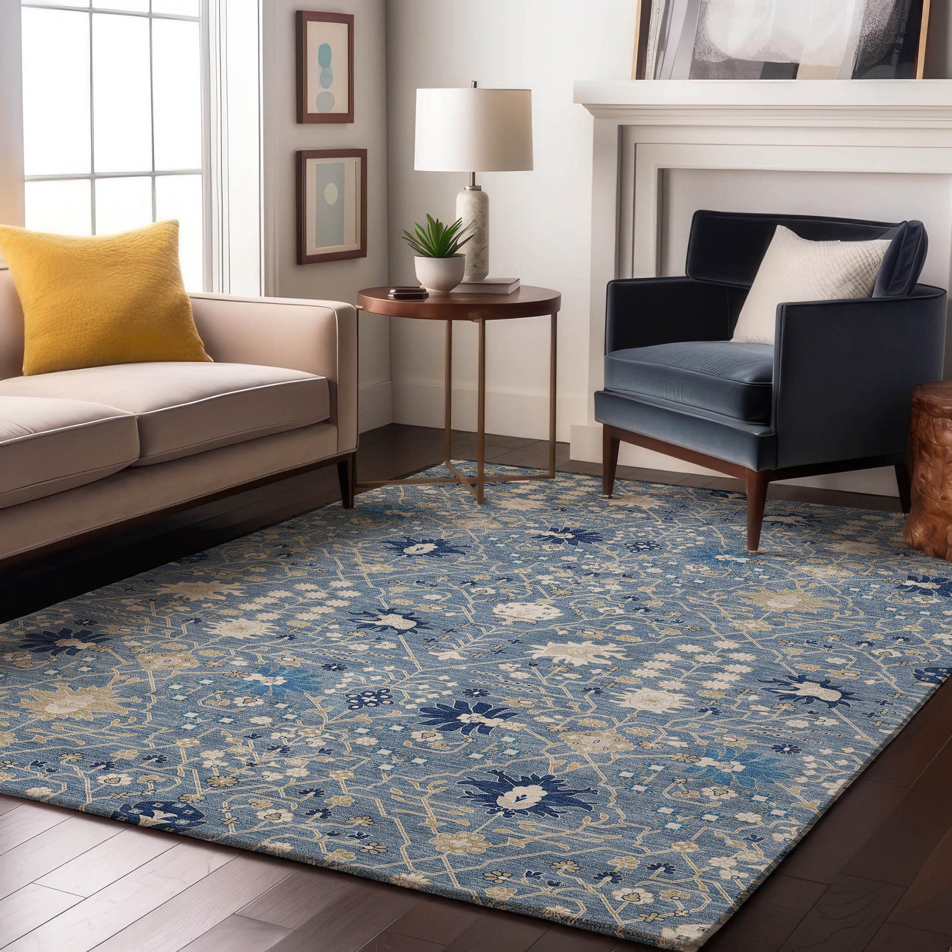 Dalyn Rugs Tabrook  Denim  Traditional