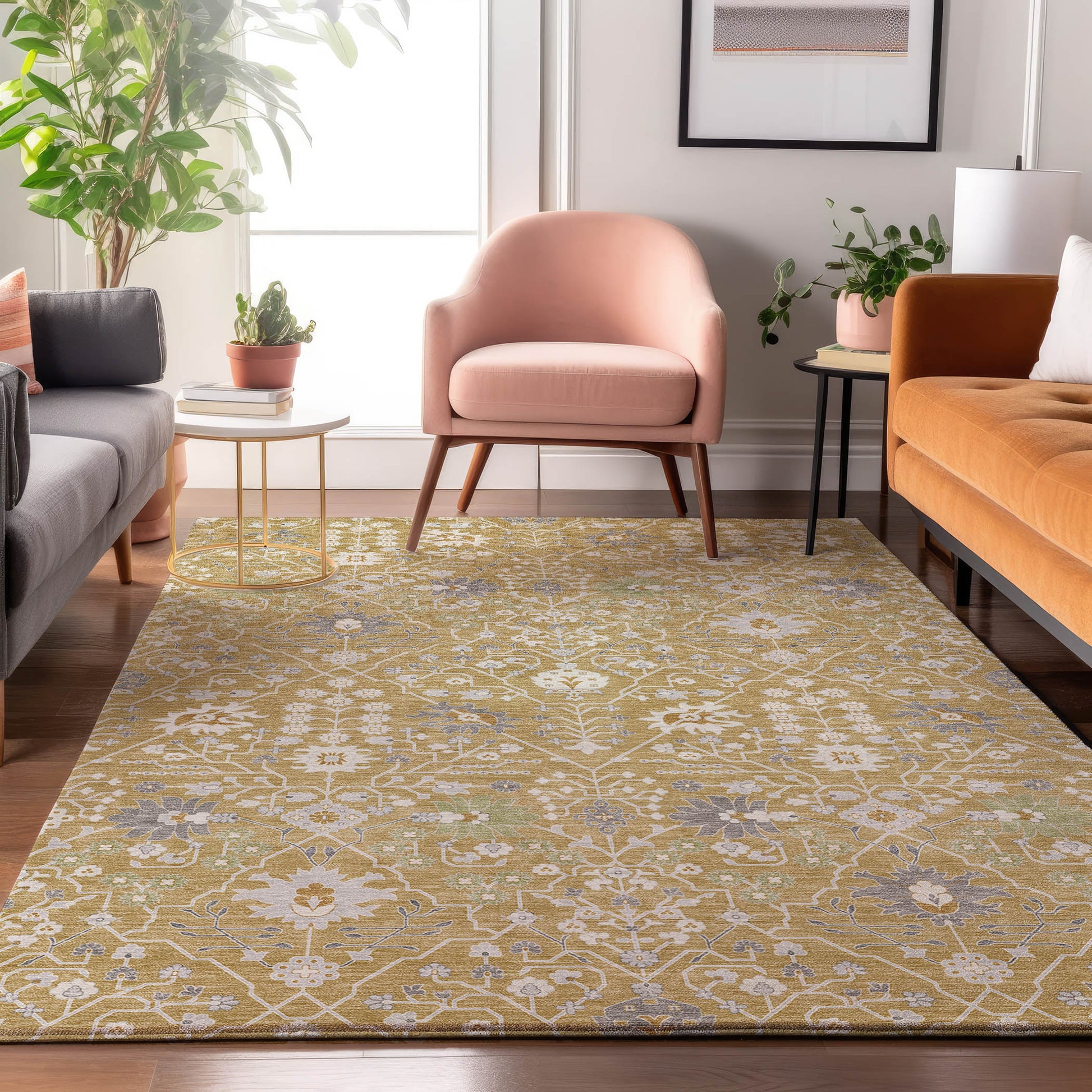 Dalyn Rugs Tabrook  Gold  Traditional