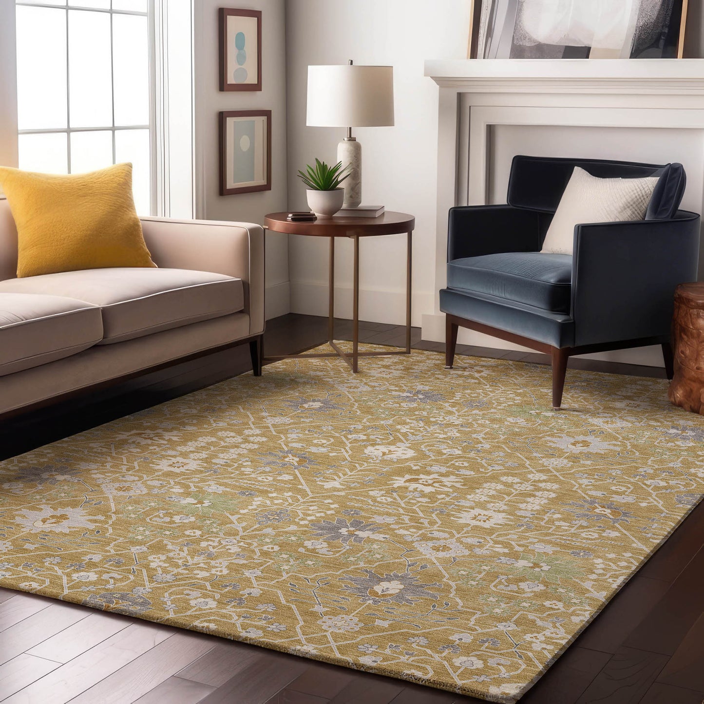 Dalyn Rugs Tabrook  Gold  Traditional
