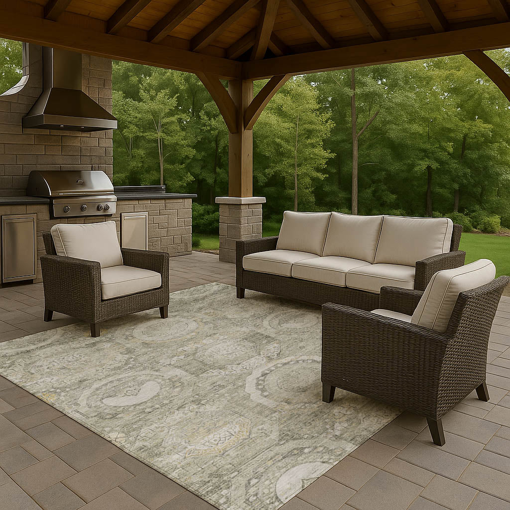 Dalyn Rugs Tabrook  Pewter  Traditional