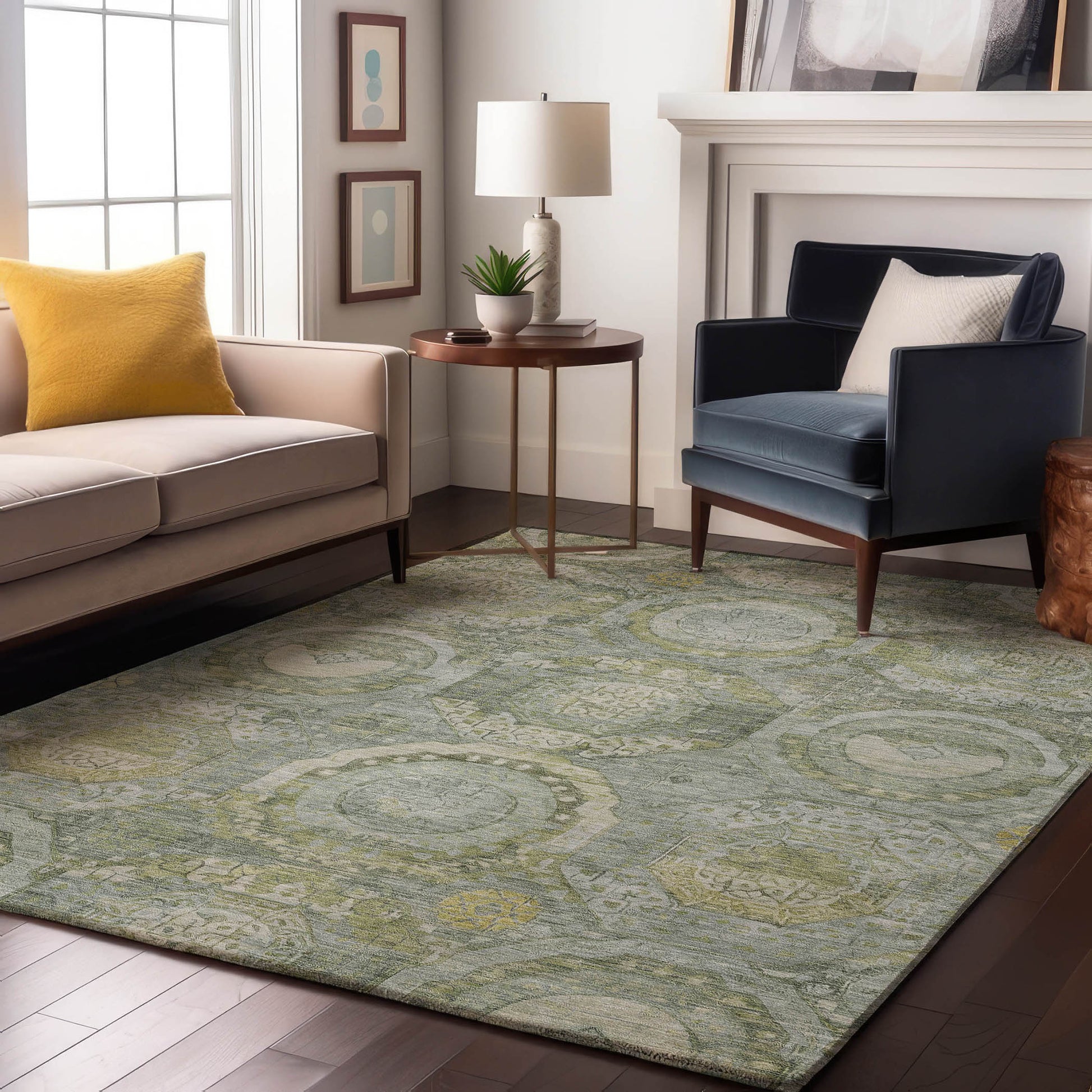 Dalyn Rugs Tabrook  Sage  Traditional