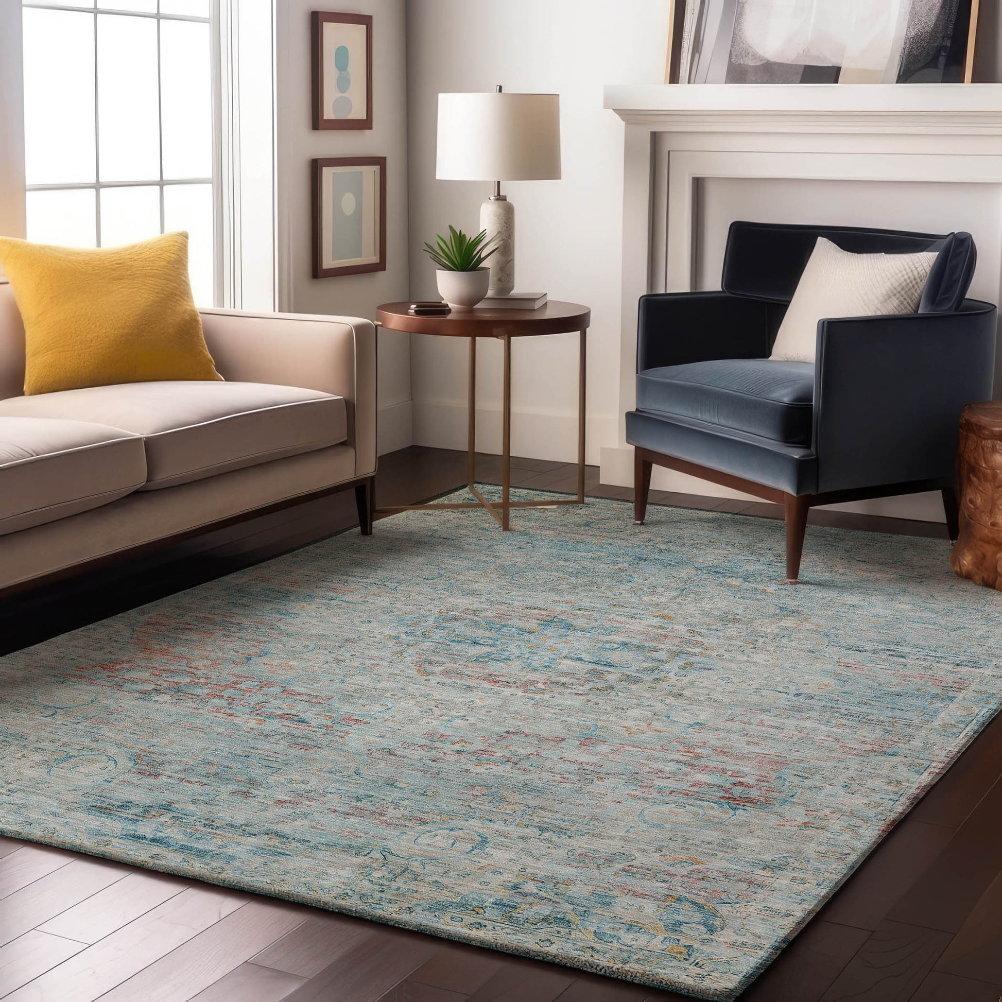 Dalyn Rugs Tabrook  Sky  Traditional