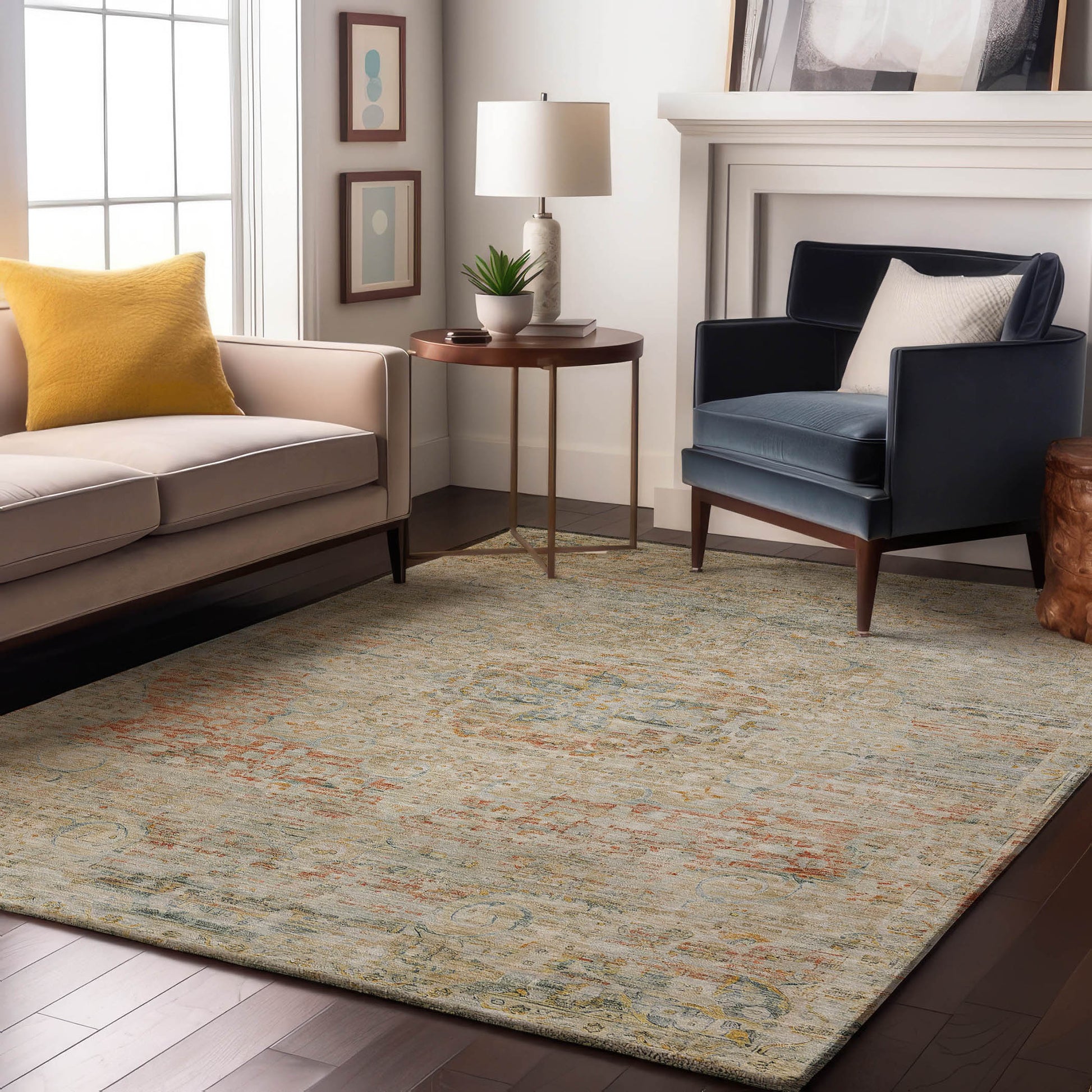 Dalyn Rugs Tabrook  Tan  Traditional