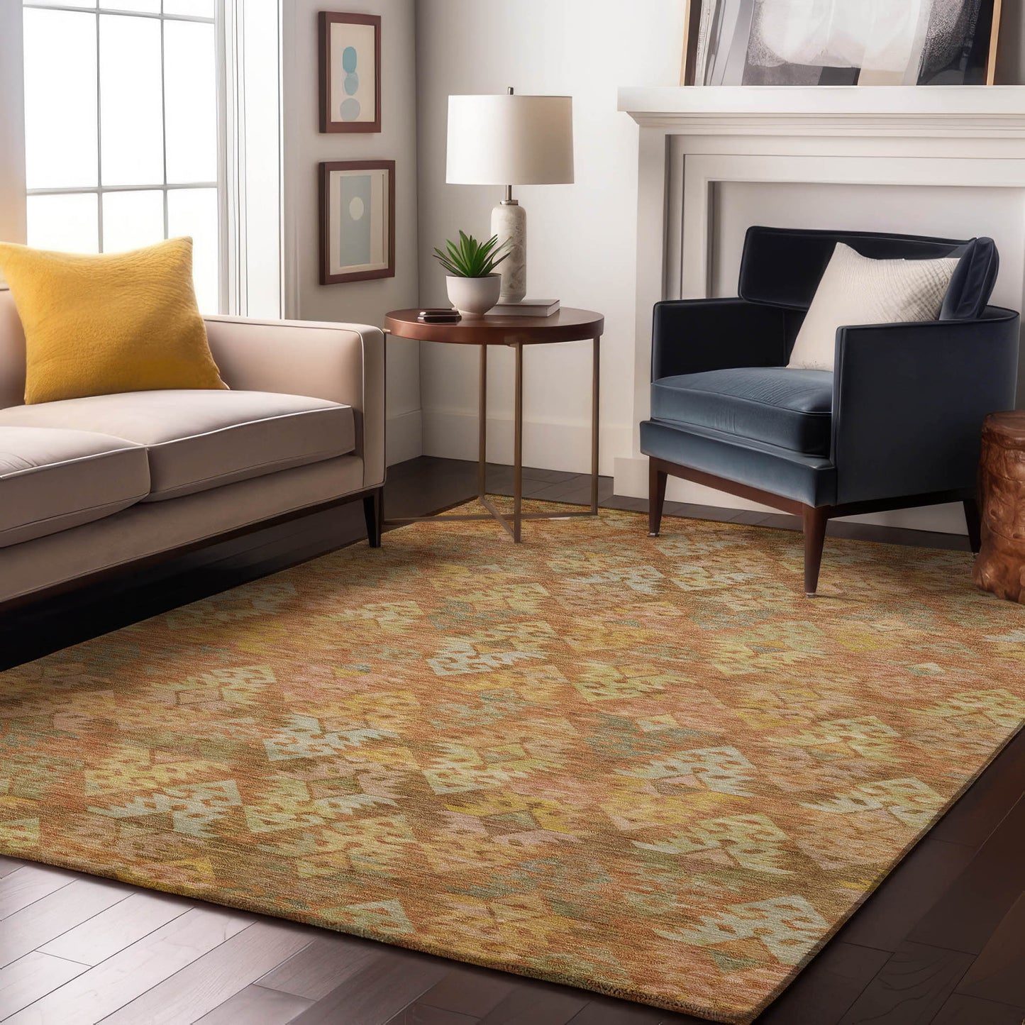 Dalyn Rugs Tabrook  Copper  Traditional