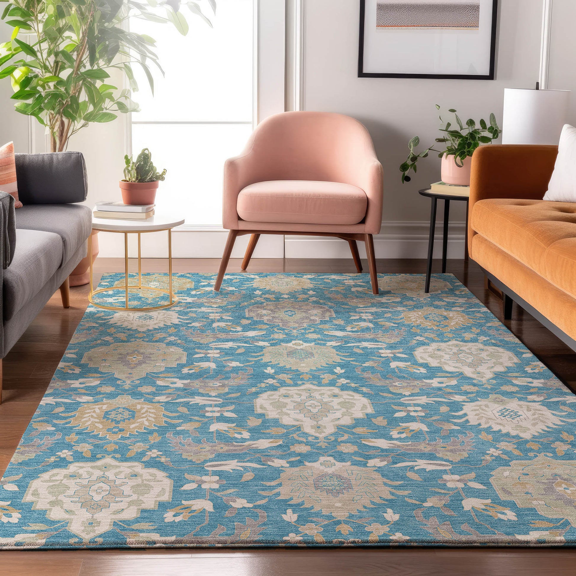 Dalyn Rugs Tabrook  Blue  Traditional