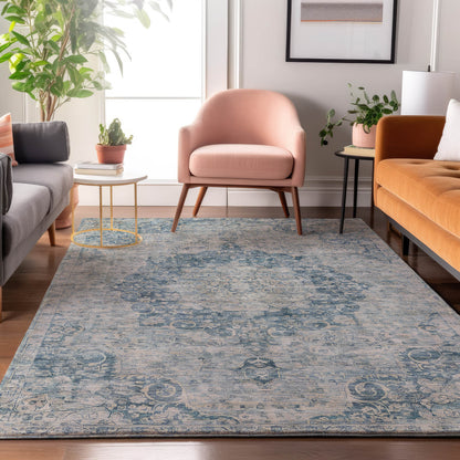 Dalyn Rugs Tabrook  Blue  Traditional