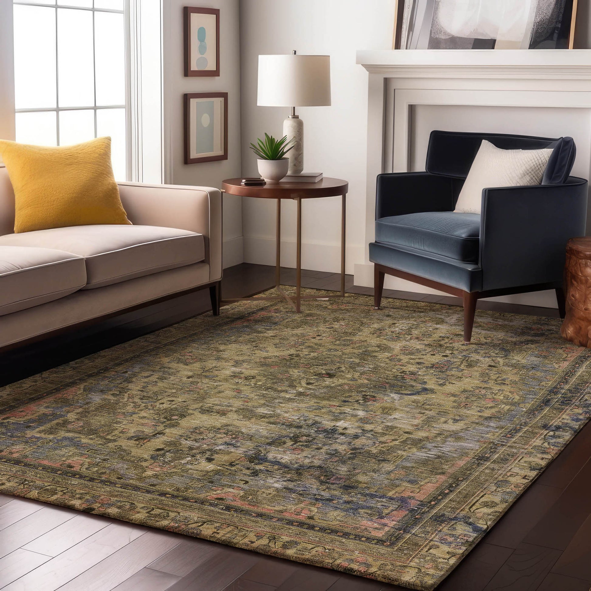 Dalyn Rugs Tabrook  Tan  Traditional