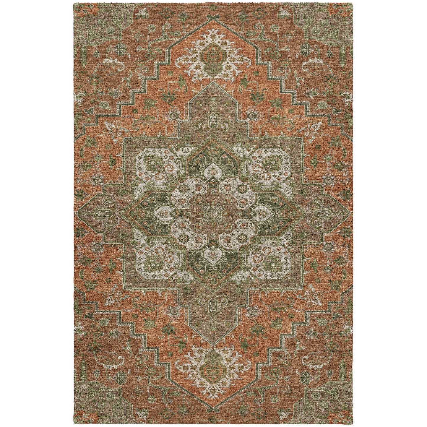 Dalyn Rugs Tabrook  Rust  Traditional