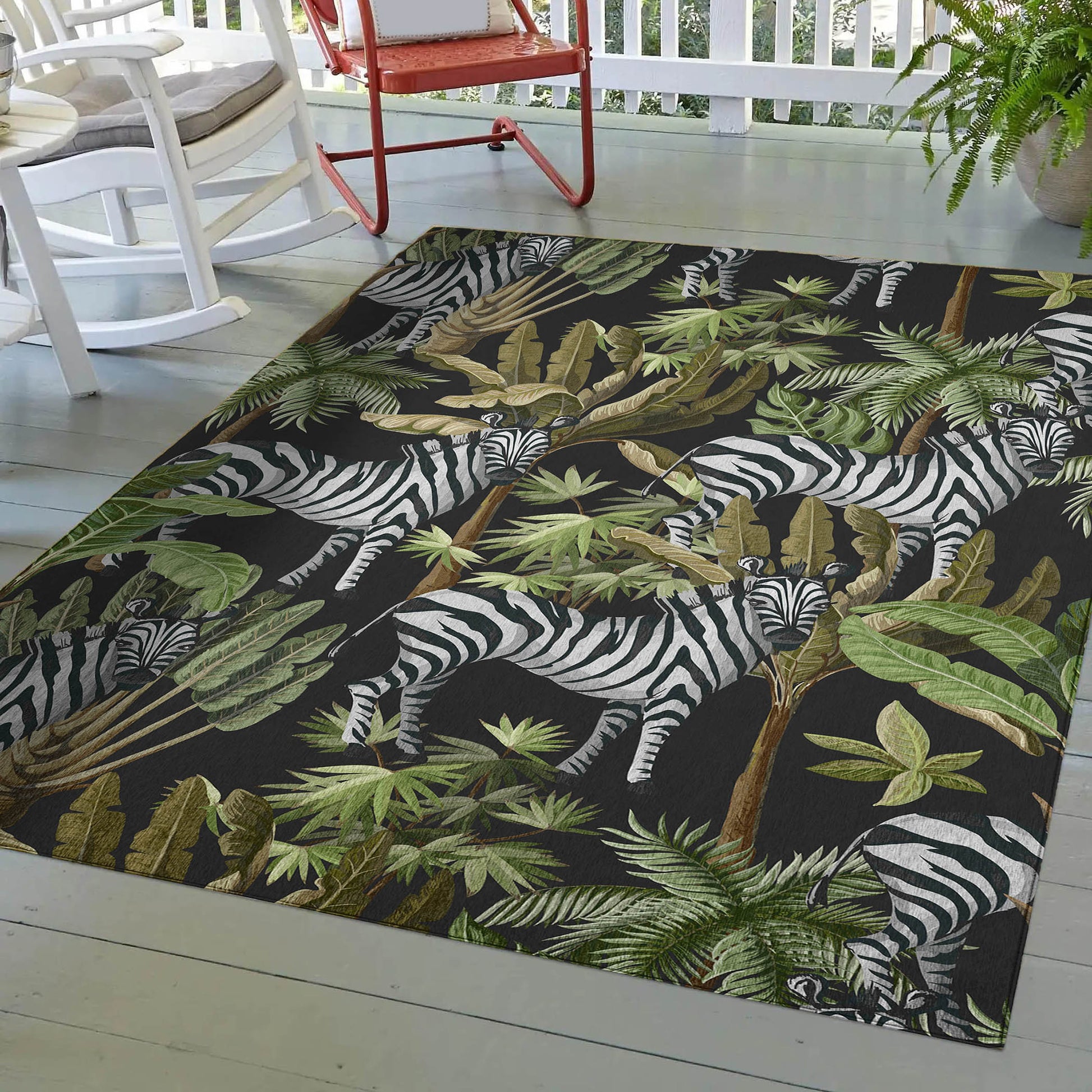 Dalyn Rugs Tropics  Black  Tropical