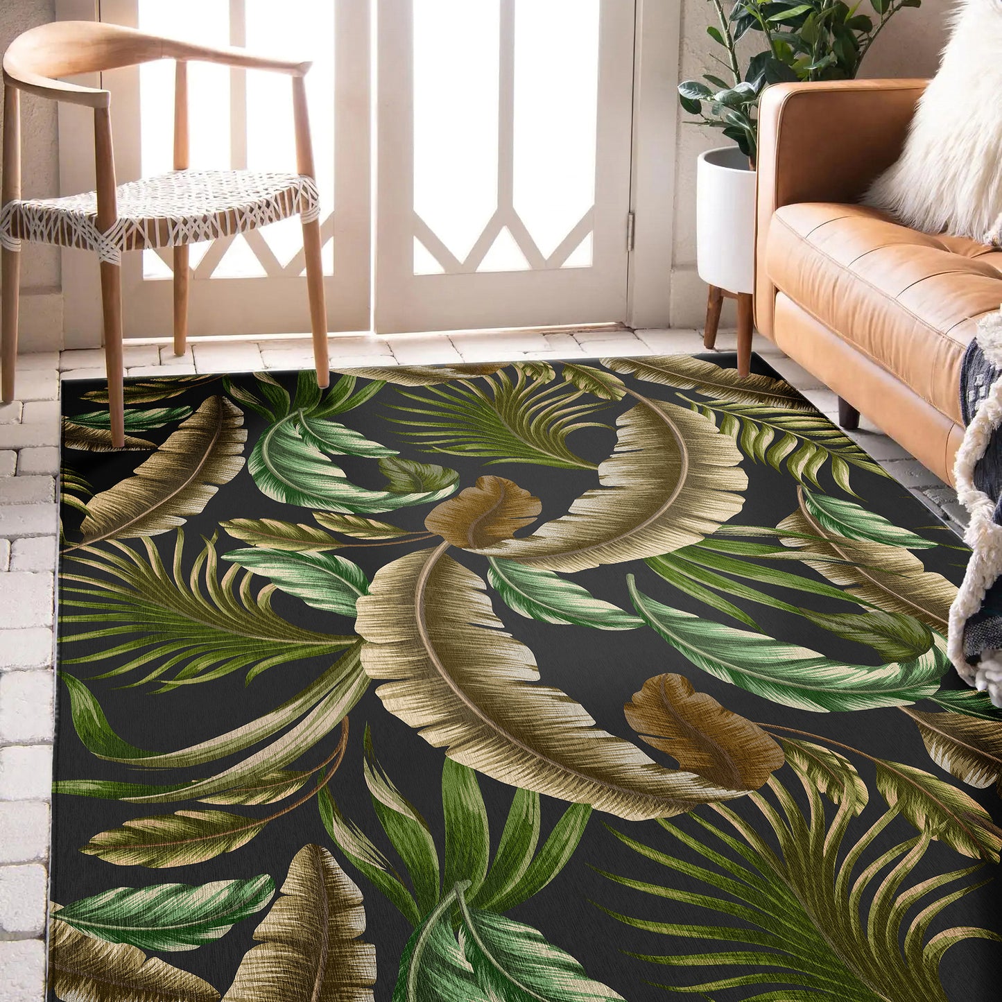 Dalyn Rugs Tropics  Black  Tropical
