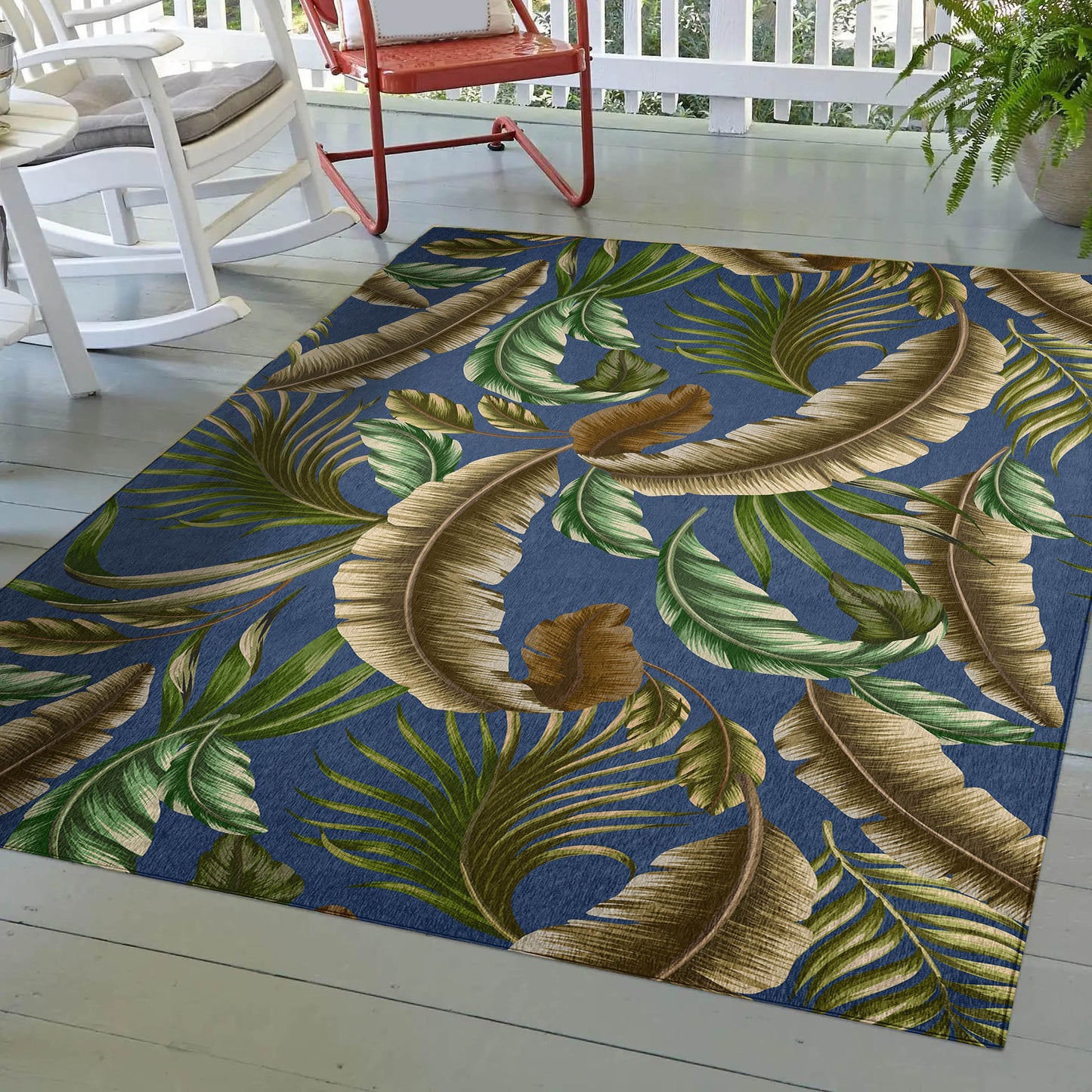 Dalyn Rugs Tropics  Indigo  Tropical