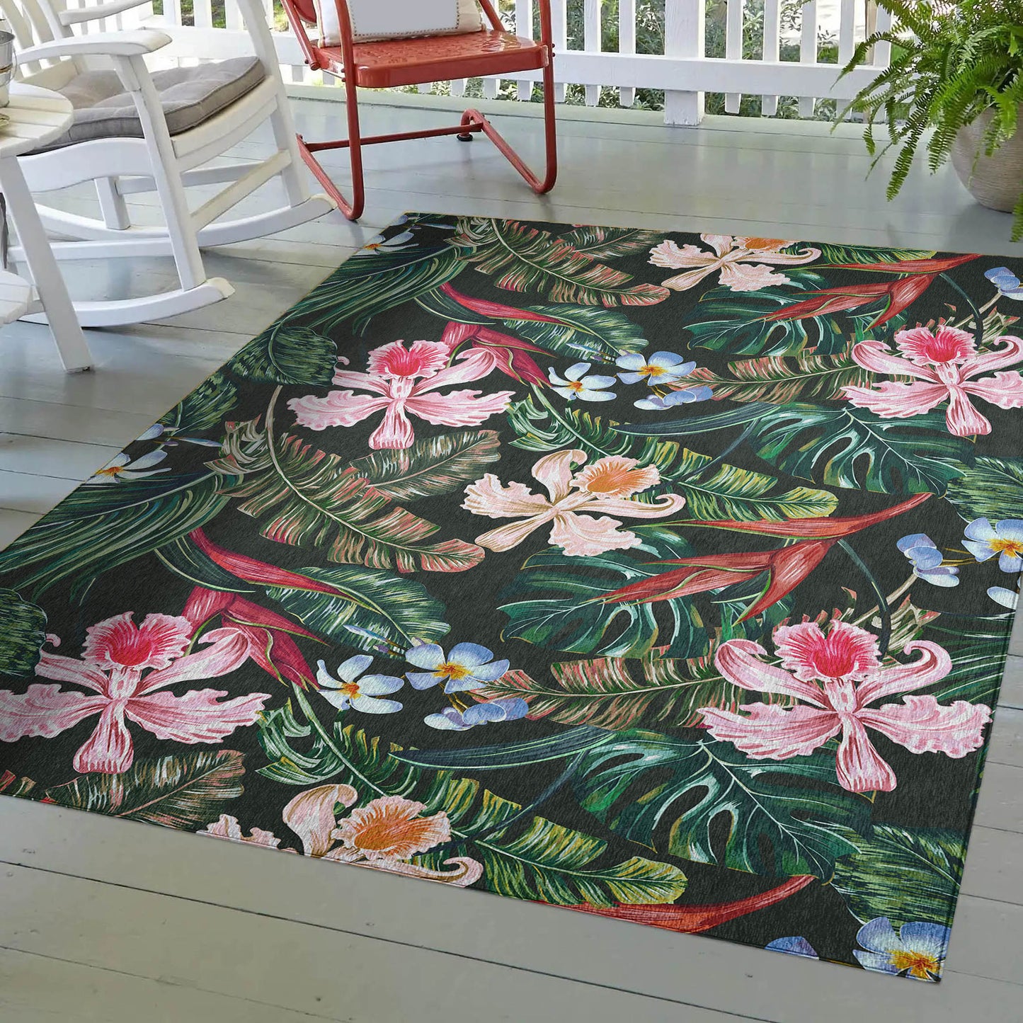 Dalyn Rugs Tropics  Black  Tropical