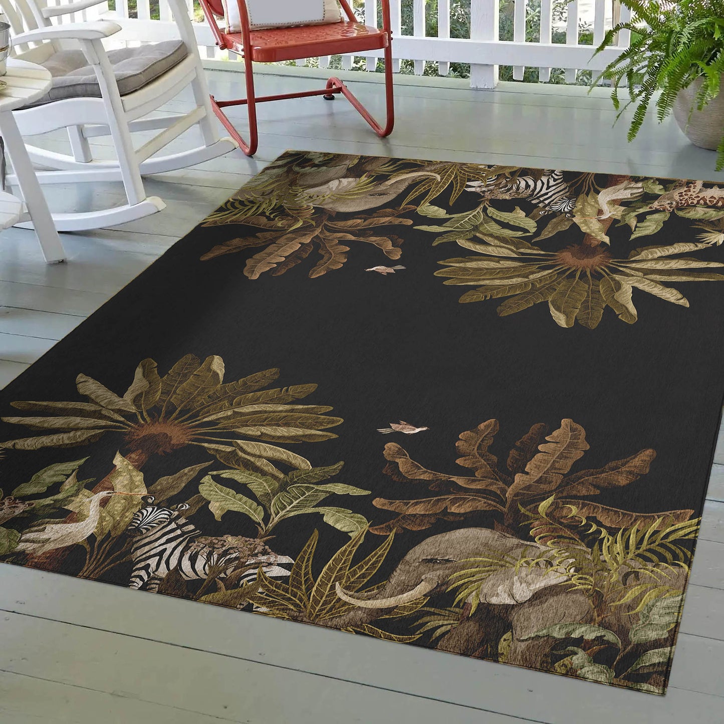 Dalyn Rugs Tropics  Black  Tropical