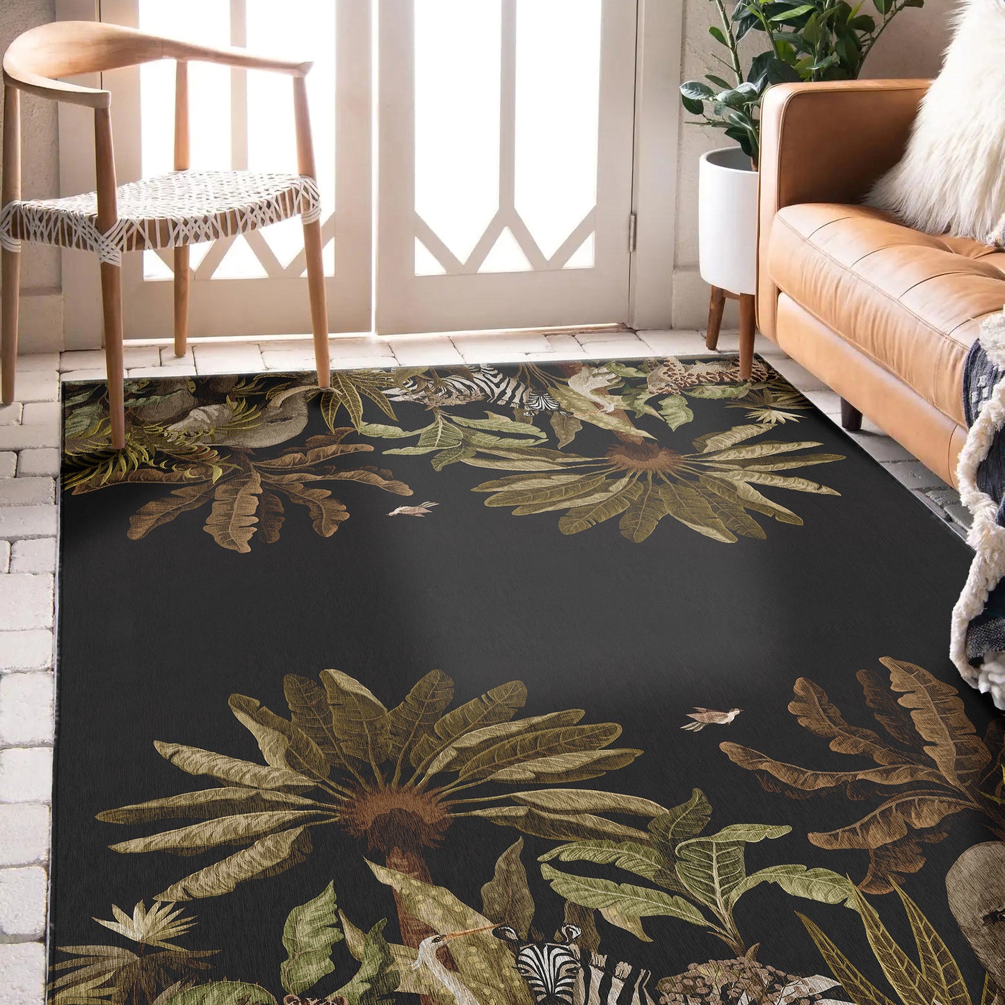 Dalyn Rugs Tropics  Black  Tropical