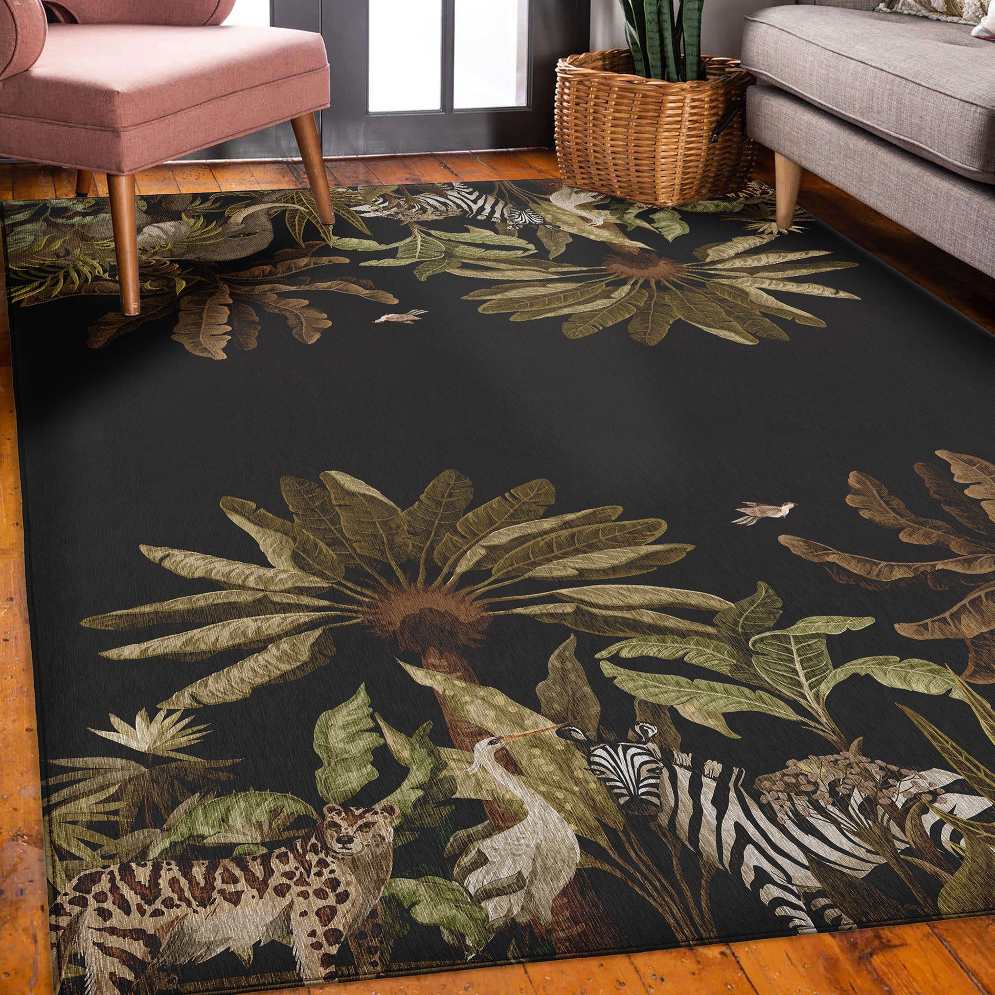 Dalyn Rugs Tropics  Black  Tropical