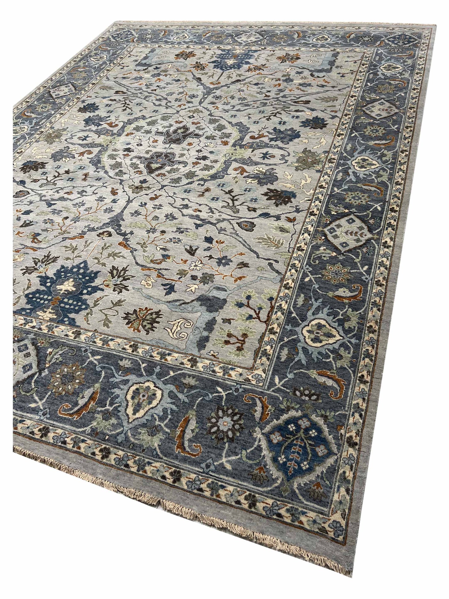 Artisan Anna Lt.Grey Traditional Knotted Rugs
