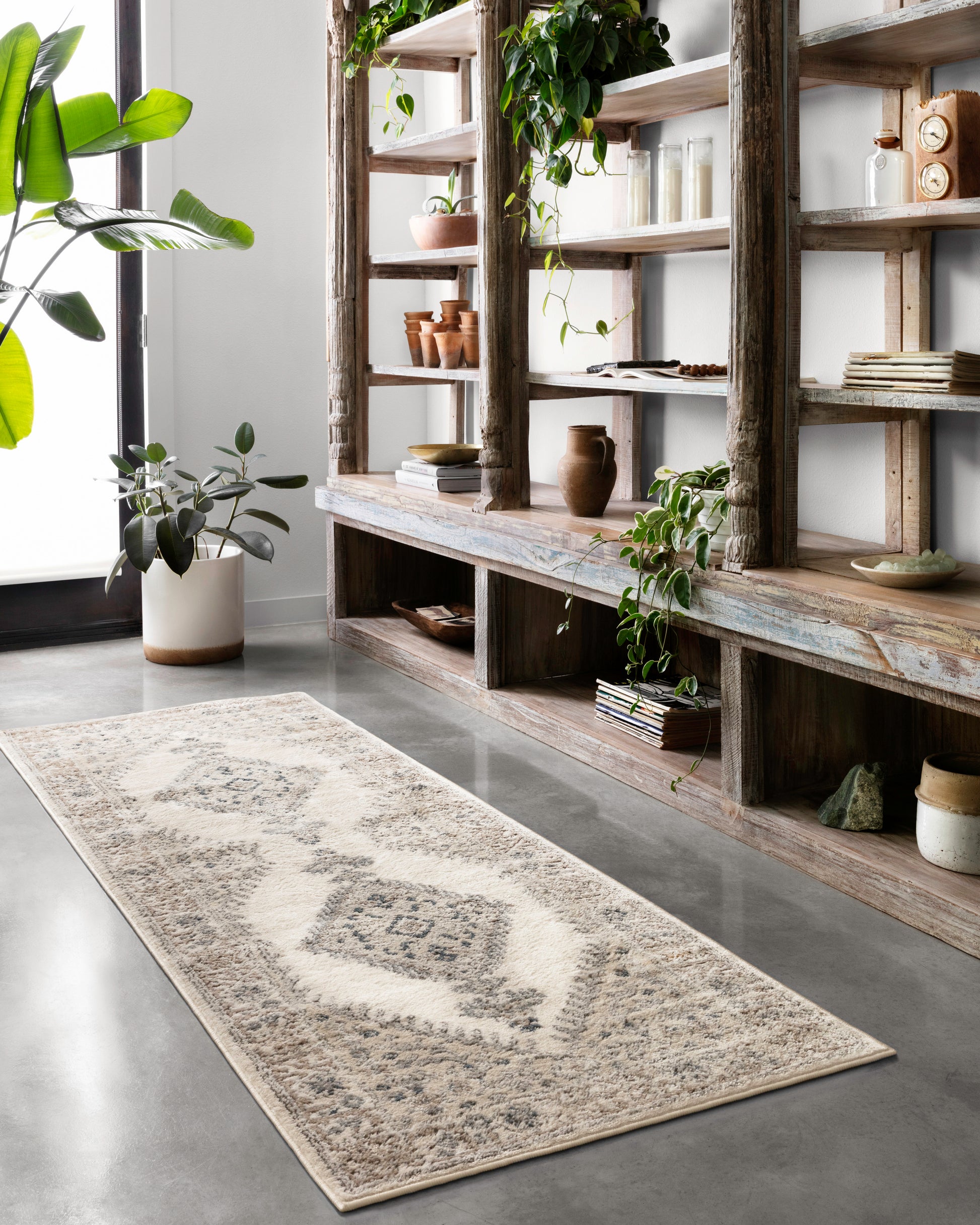 Loloi Teagan  Oatmeal Ivory Traditional