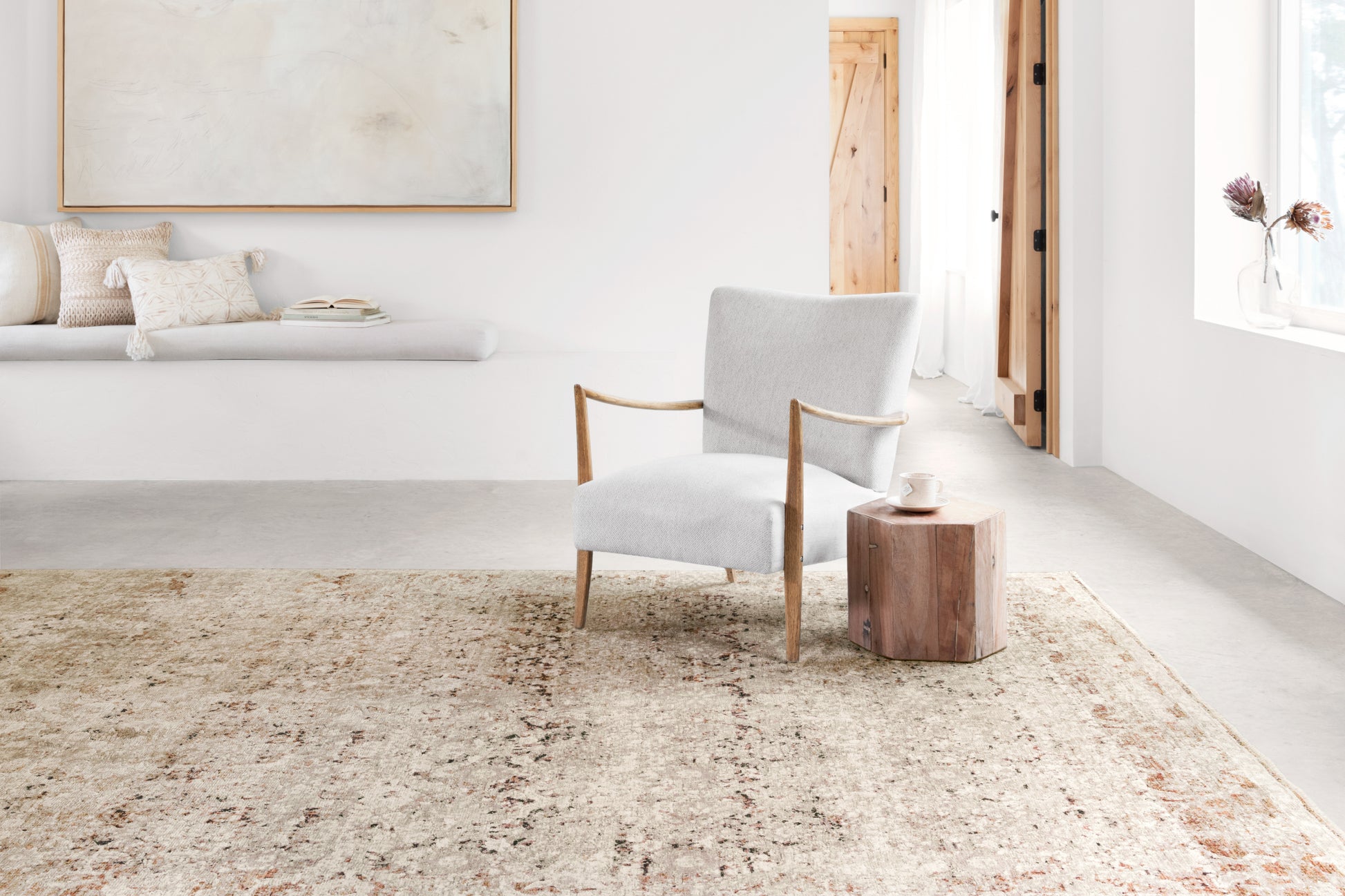 Loloi Theia  Natural Rust Traditional