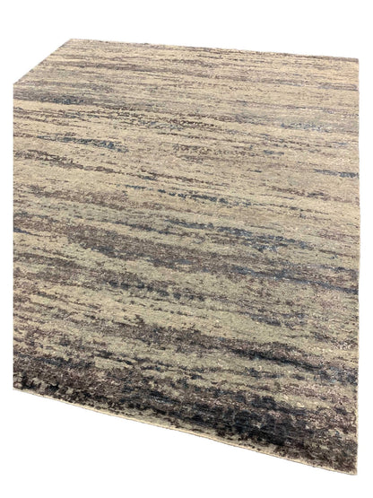 Artisan Mary Blue Contemporary Knotted Rug - Rugs - Artisan - Atlanta Designer Rugs