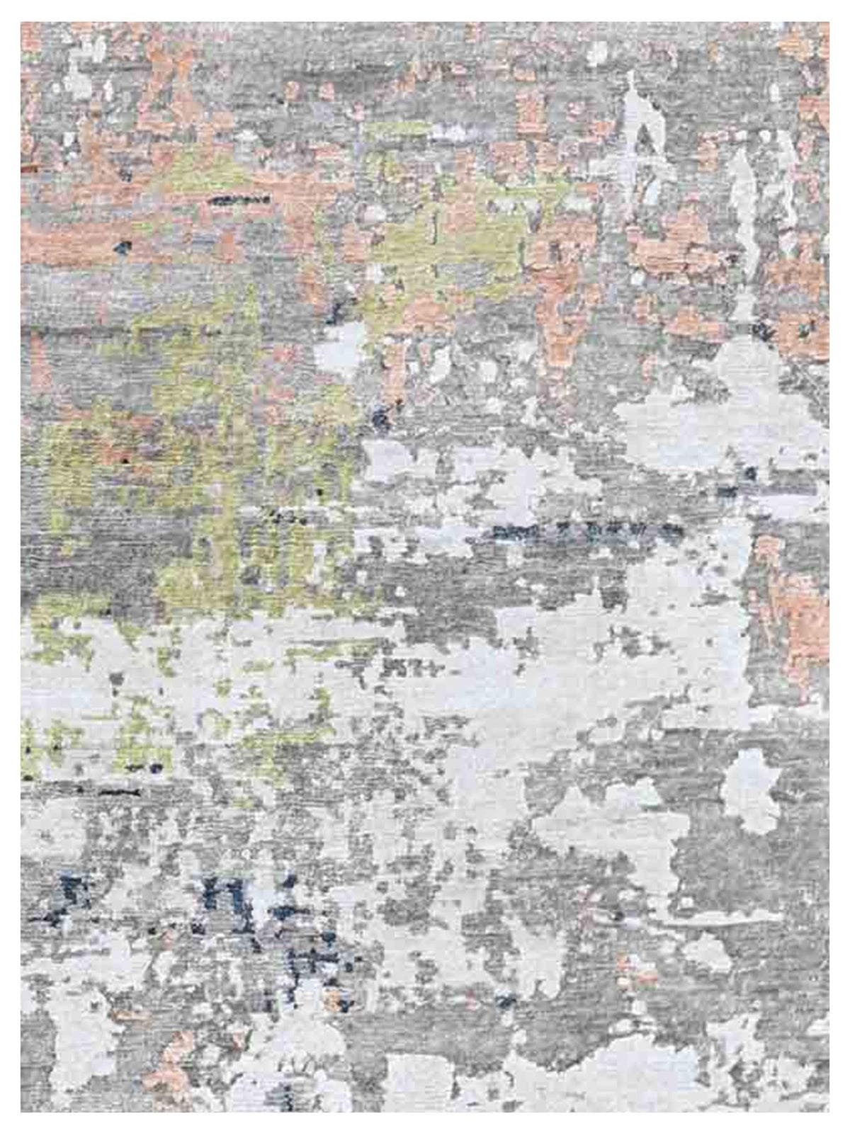 Toni Rug Artisan Toni Silver Multi Contemporary Knotted Rug – Atlanta Designer Rugs