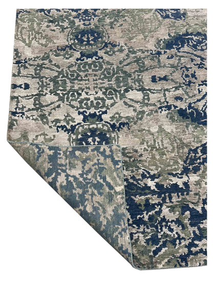 Artisan Toni Lt.Blue Silver Contemporary Knotted Rugs