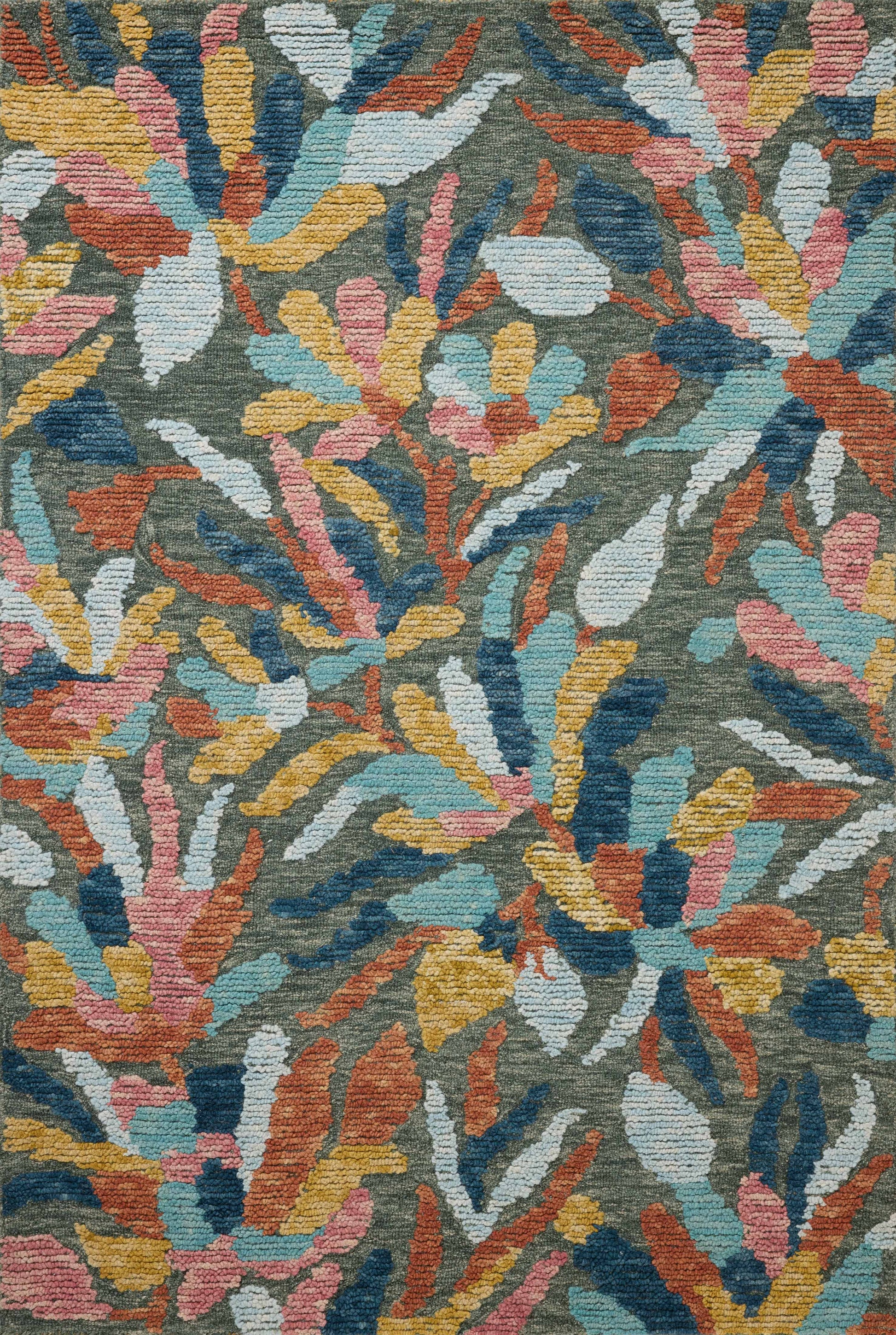 Loloi II Tilly  Green Multi Traditional