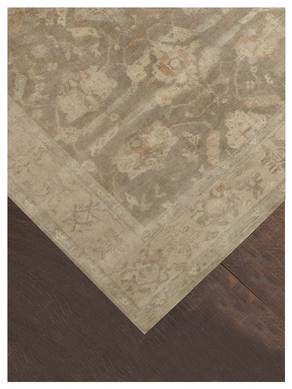 Artisan Julie Grey Beige Traditional Knotted Rug - Rugs - Artisan - Atlanta Designer Rugs