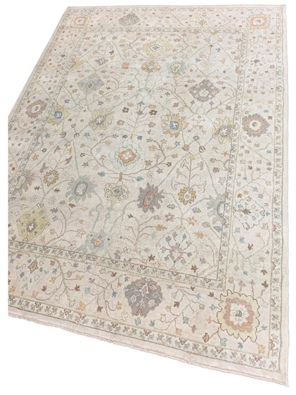 Artisan Julie Beige Beige Transitional Knotted Rug - Rugs - Artisan - Atlanta Designer Rugs
