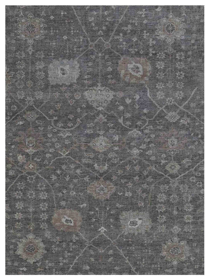 Artisan Julie  Brown Beige Traditional Knotted Rug
