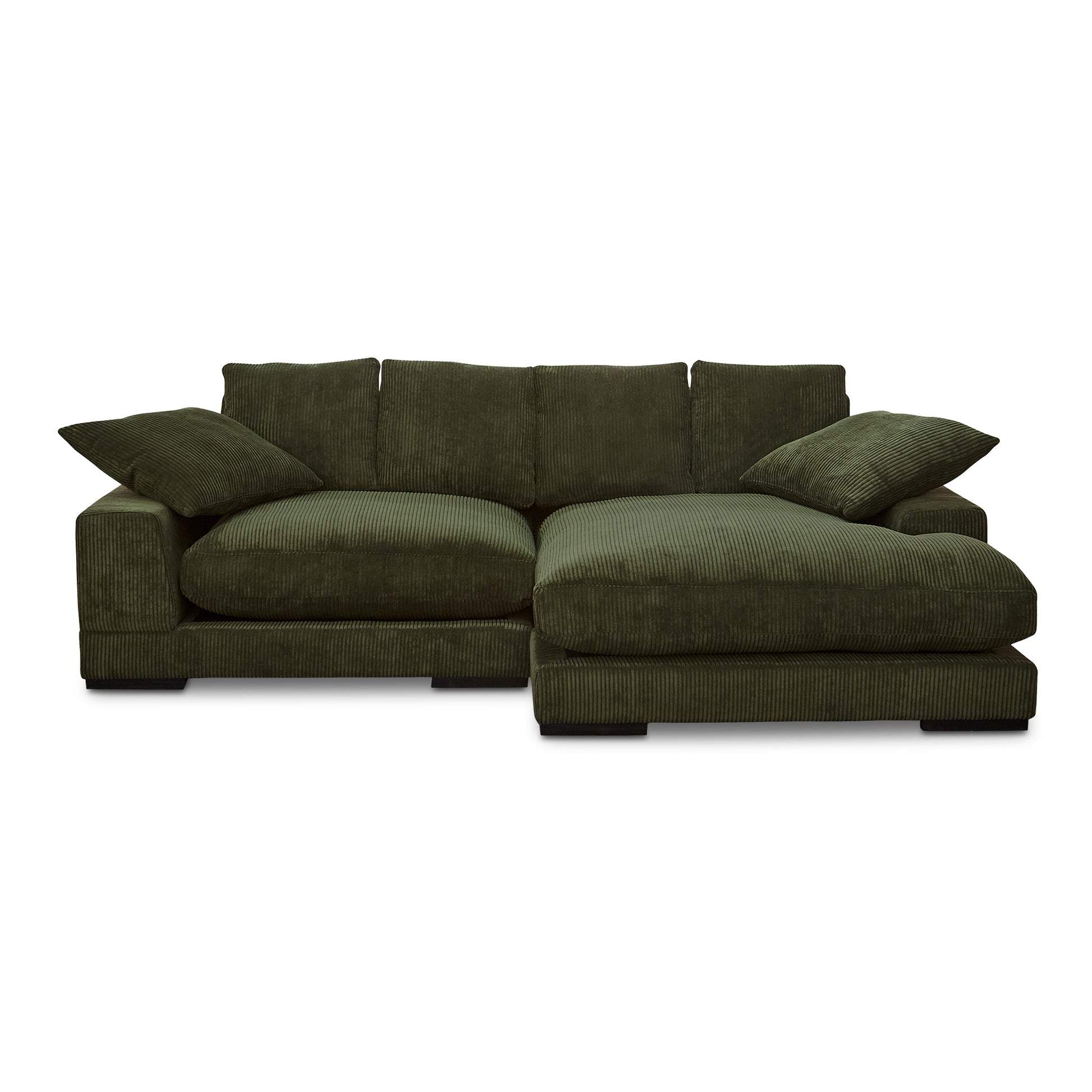 Moes Home Sectionals PLUNGE Green Contemporary Furniture