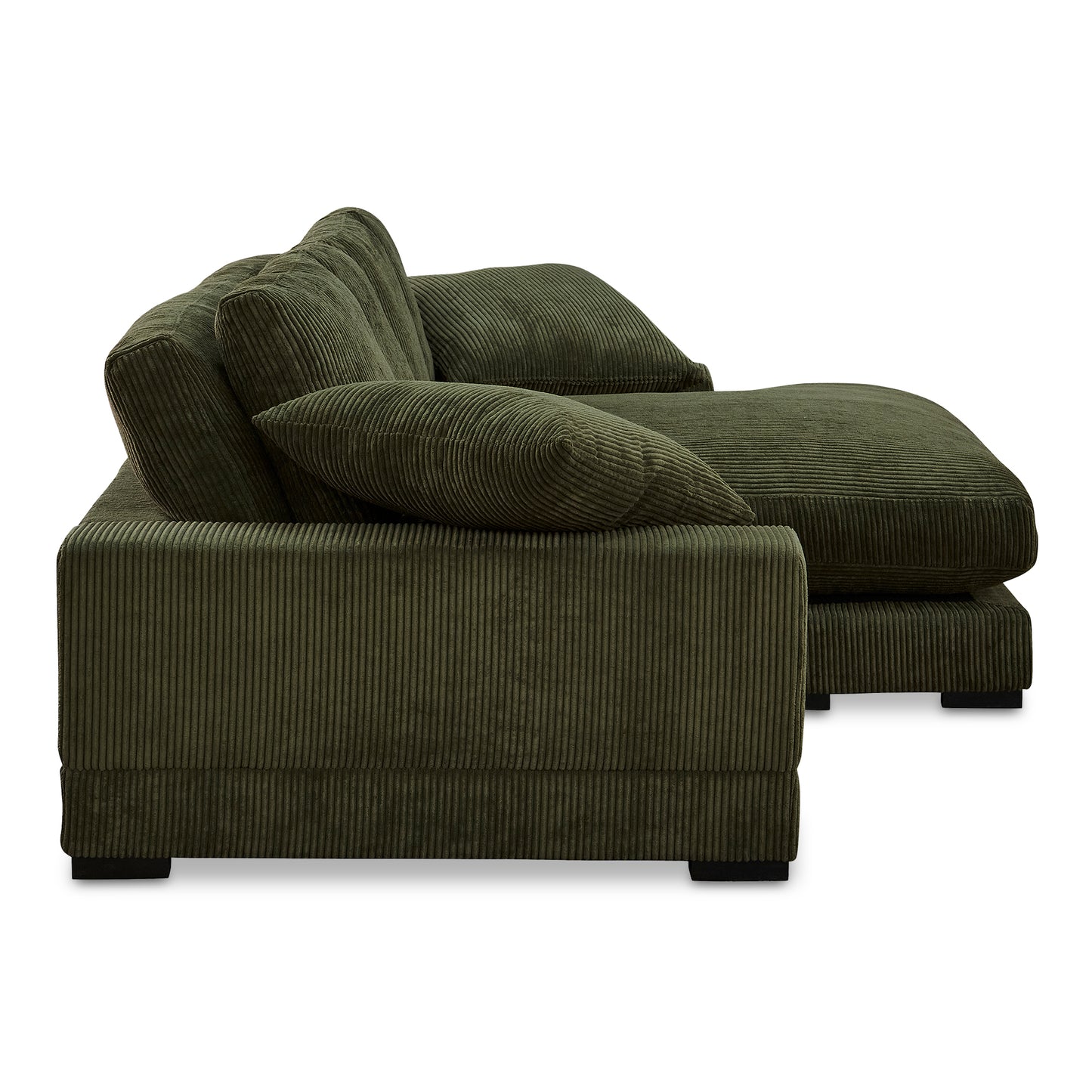 Moes Home Sectionals PLUNGE Green Contemporary Furniture