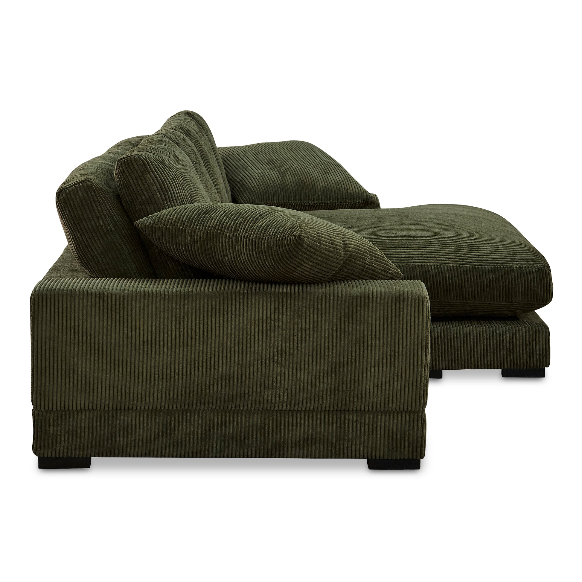 Moes Home Sectionals PLUNGE Green Contemporary Furniture