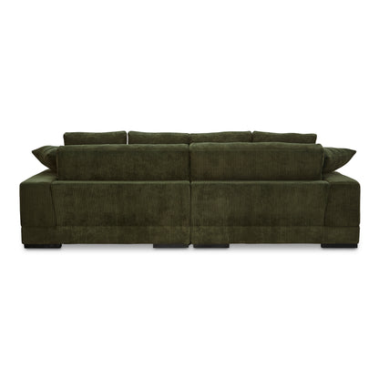 Moes Home Sectionals PLUNGE Green Contemporary Furniture