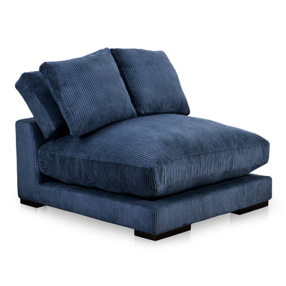 Moes Home Slipper Chairs PLUNGE Blue Contemporary Furniture