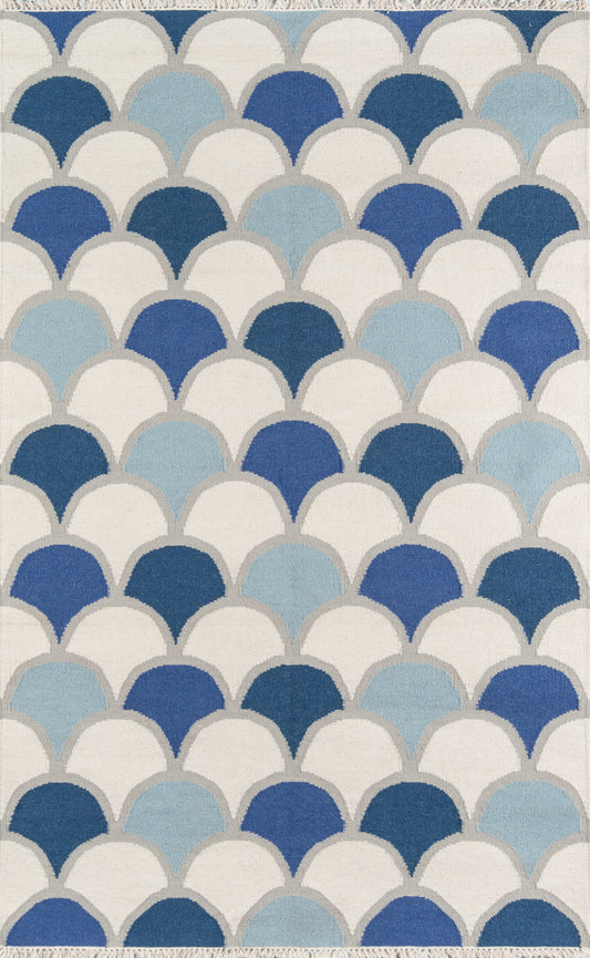 Novogratz Topanga  Blue  Contemporary