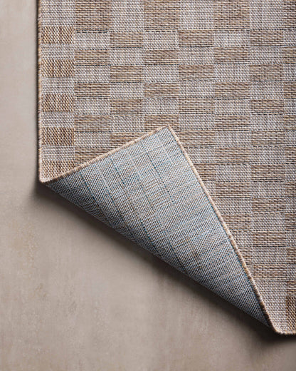 Amber Lewis x Loloi Topanga  Natural Dove Indoor/Outdoor